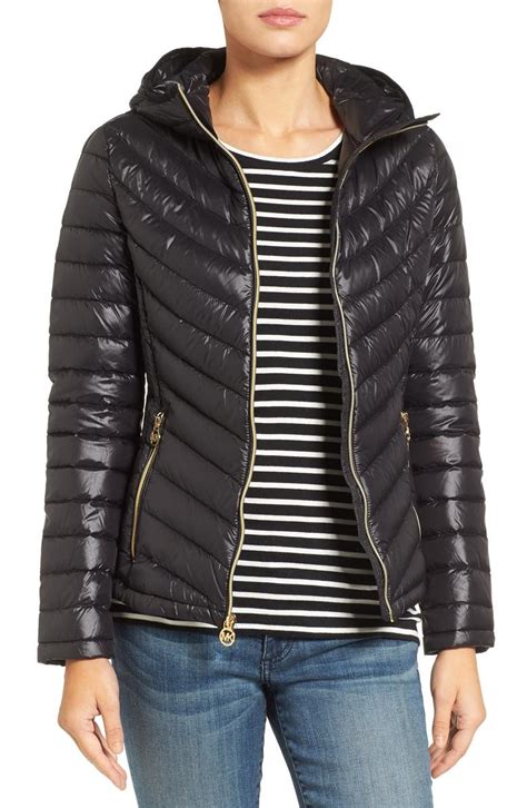 michael kors packable down fill jacket mens|Michael Kors packable puffer jacket.